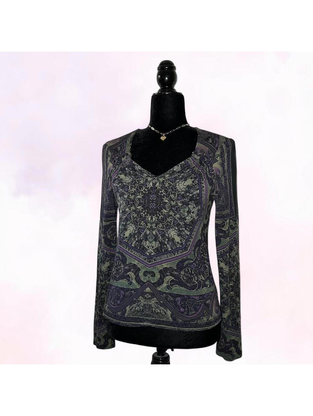 Marta Palmieri Annalia Designer Top Chic Euro Style Size 42 - Picture 2 of 4